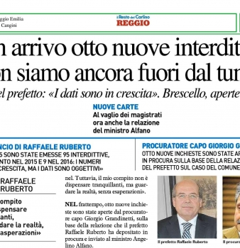 “In arrivo otto nuove interdittive. Non siamo ancora fuori dal tunnel”